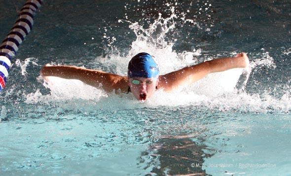 Minnehaha's swimmers compete for the Metro United co-op team