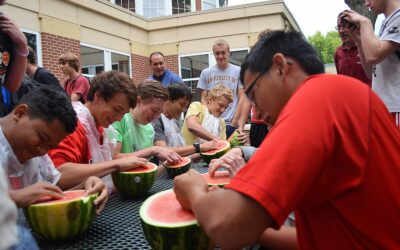 Day 10 Watermelon Eating Contest