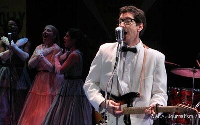 From teacher to rockstar, Freeman stars in The Buddy Holly Story