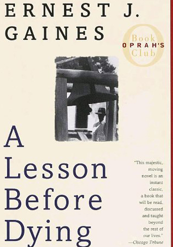 A Lesson Before Dying, by Ernest J. Gaines, is a historical fiction novel that deals with issues of racism, discrimination and segregation that occurred during the Civil Rights Movement and connect them to today. 