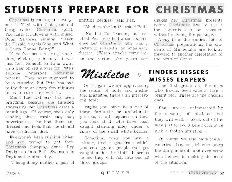 12 years of Christmas: Quiver 1952