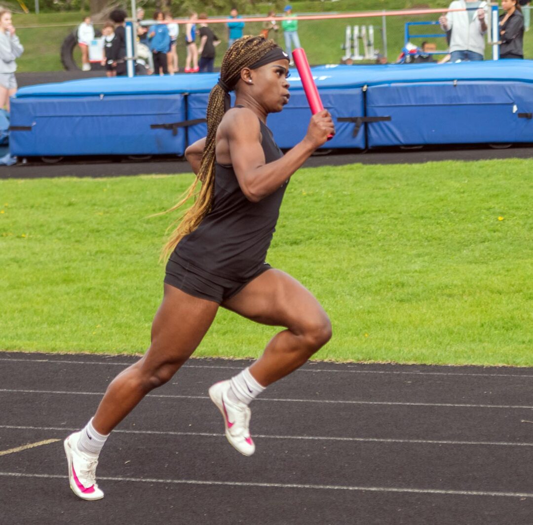 The M.A. girls relay teams had a dominant season in 2024. Photo by Ezra Victor.